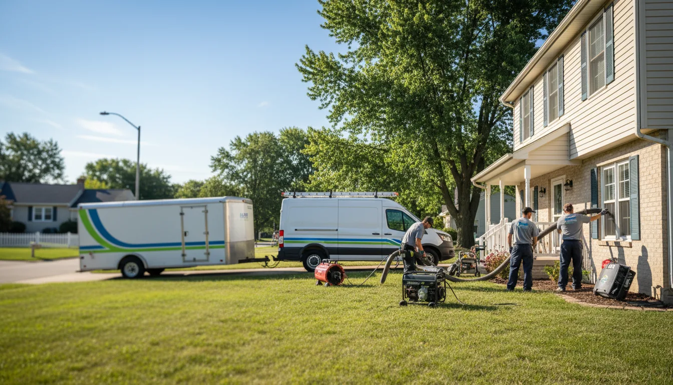 Flooded Basement Restoration And Cleanup With Repair in Eden Valley, MN near me